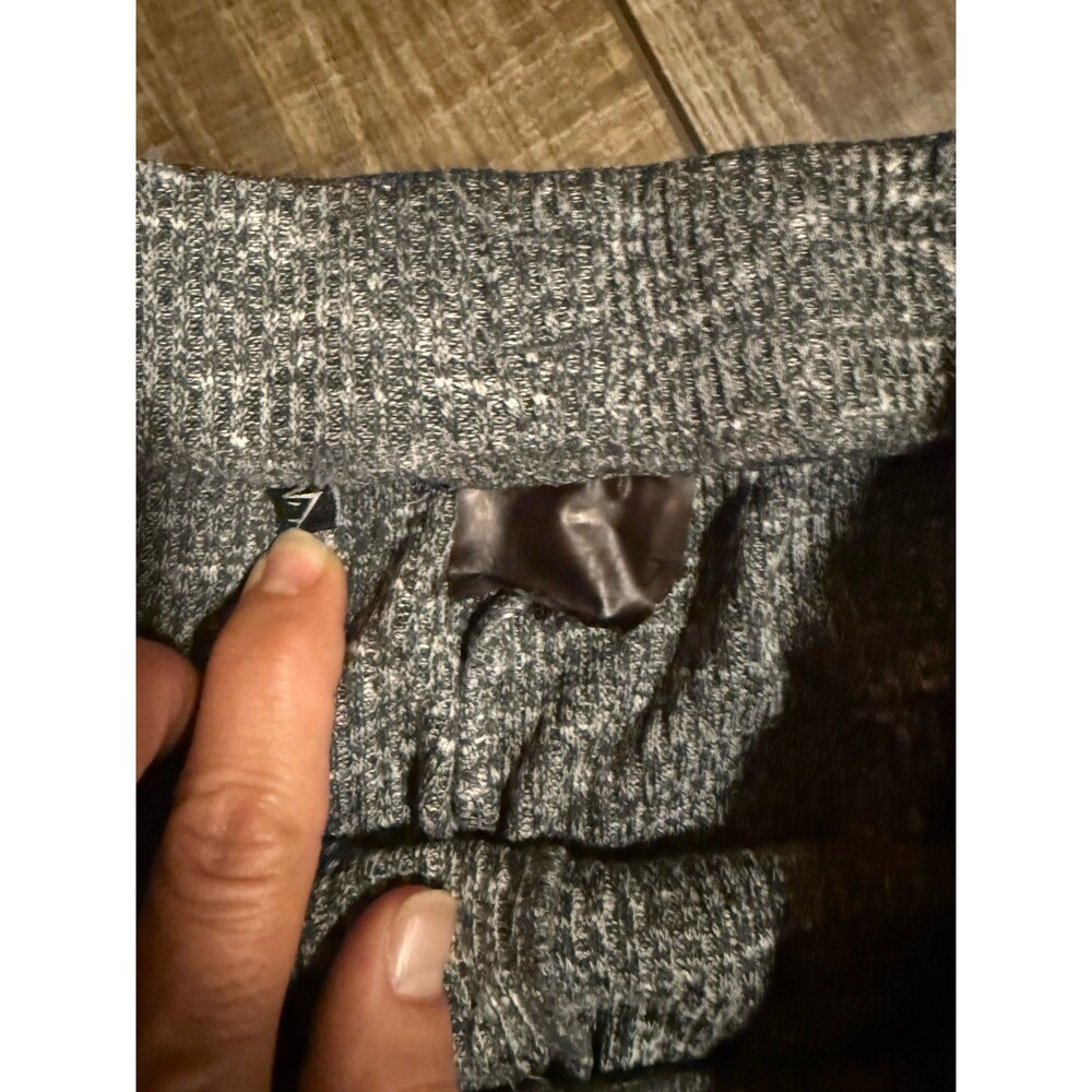 Gymshark Ribbed Joggers Sz. Small Grey Marled - Picture 3 of 4